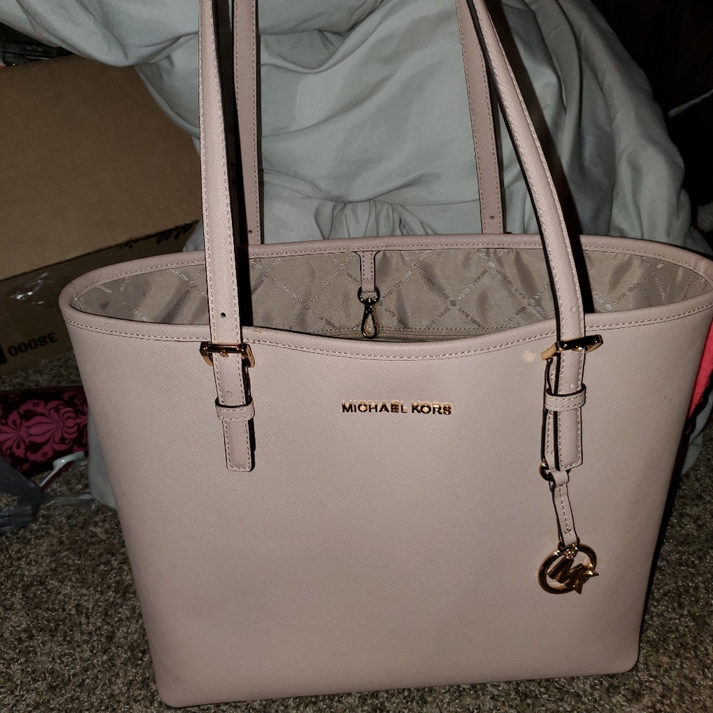 COPY - Michael kors blush tote handbag